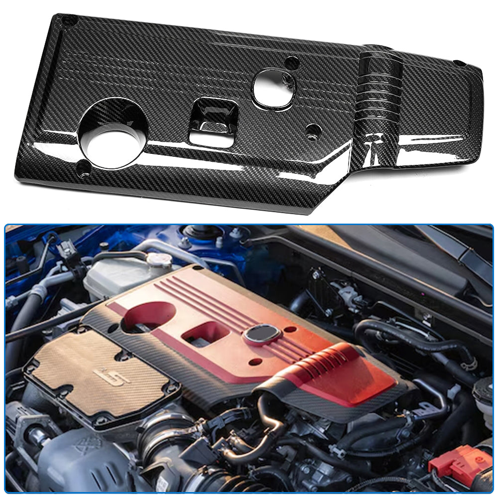 Prepreg Dry Carbon Fiber Engine Hood Cover Trim For Acura Integra Type-S 2023 2024 2025, Replacement