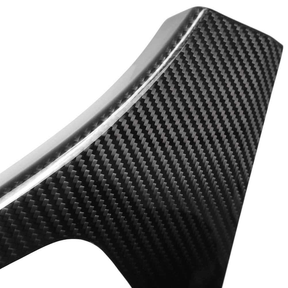 For Chevrolet Corvette C8 Stingray Z06 Z51 2020+ Interior Upper Door Sill Panel Cover Dry Carbon Fiber Car Accessories