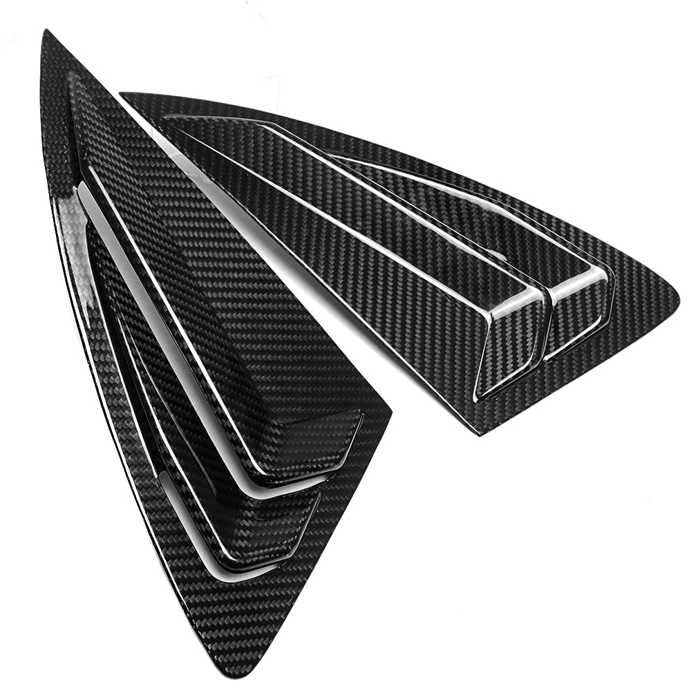 For Hyundai Kona N Kona N Line 2018-2023 Side Window Rear Quarter Cover Real Carbon Fiber Exterior Accessories