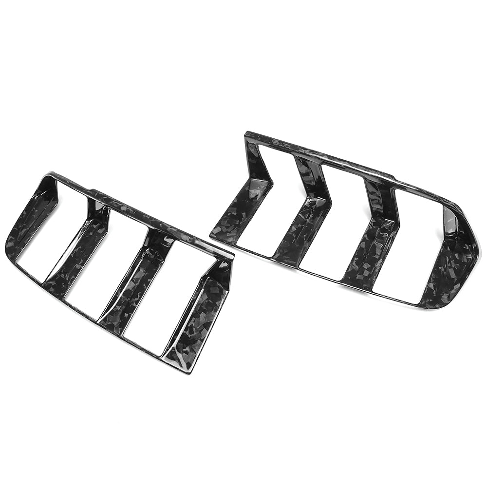 For Ford Mustang S650 Dark Horse GT Ecoboost 2024+ Tail Light Lamp Frame Cover Dry Carbon Fiber