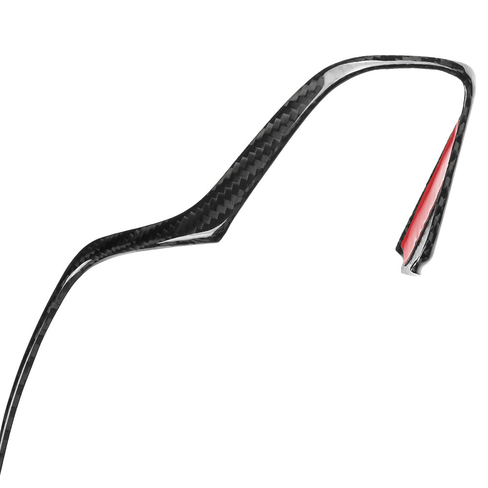 Dry Carbon Fiber Steering Wheel Trim Covers For Genesis G70 Prestige IK Sport Advanced 2017 - 2025, Steering Wheel Bezel, Steering Wheel Lower part Trim
