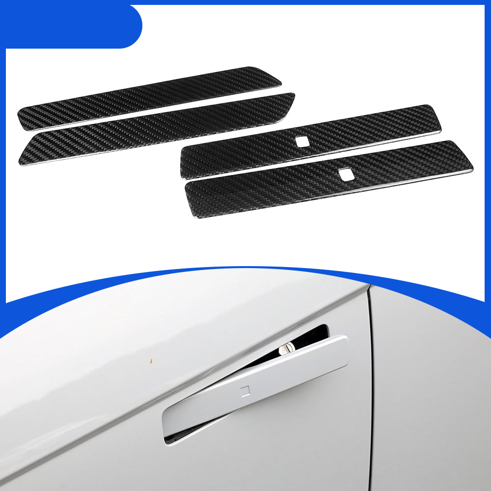 Dry Carbon Fiber Exterior Door Handle Covers Trim For Hyundai Ioniq 5 NE SE 2022 2023 2024 2025
