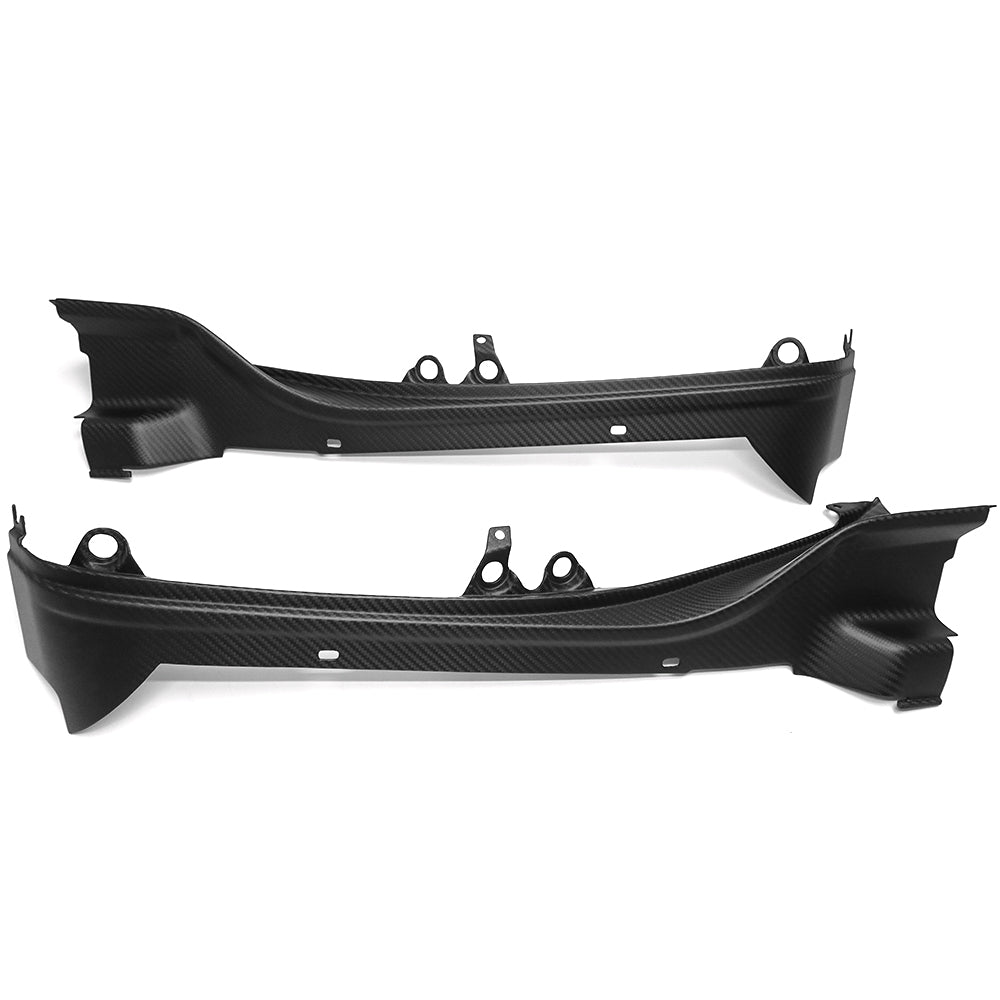 Dry Carbon Fiber Engine Bay Side Cover Trims For Lotus Emira V6 MT Sports 2022 2023 2024 2025