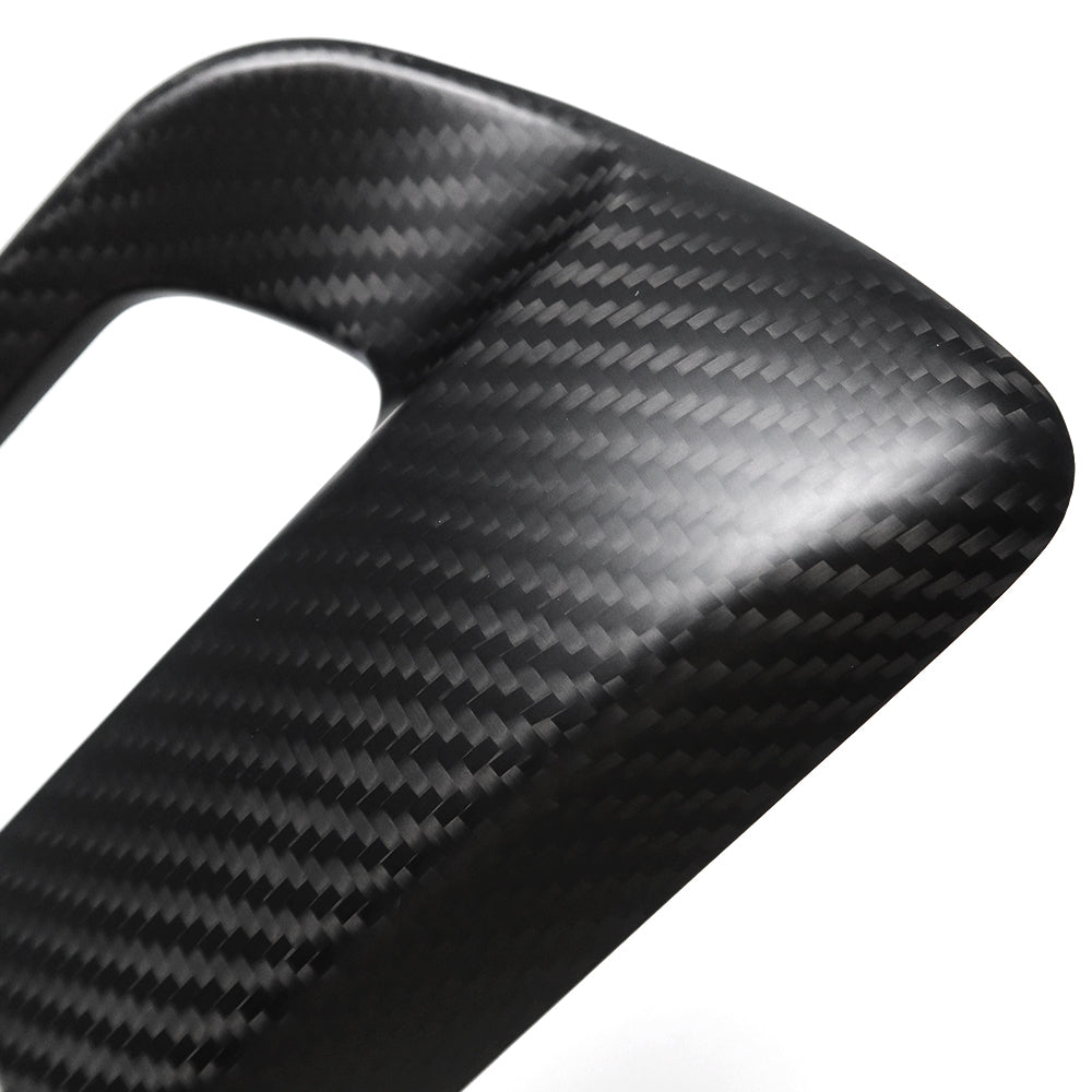 Real Carbon Fiber Rear Truck Tailgate Door Handle Cover For Ram 1500 TRX 2019+