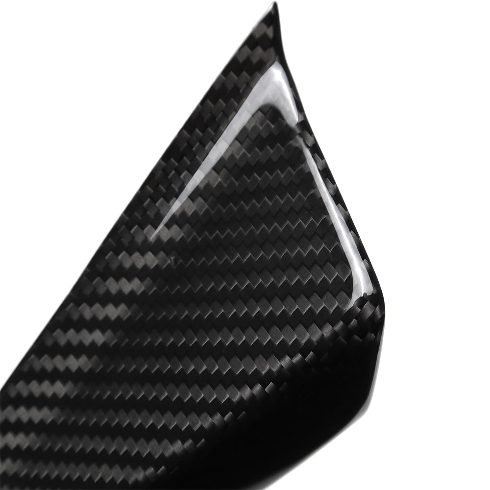 Genuine Dry Carbon Fiber Console Display Screen Lower Trim Panels For BMW 3 Series G20 G21 M2 M340i 2023 2024 2025
