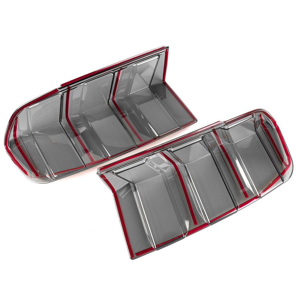 ABS Plastic Tail Light Cover Trim For Ford Mustang GT S650 Dark Horse Ecoboost 2024 2025, Rear Lamp Protector