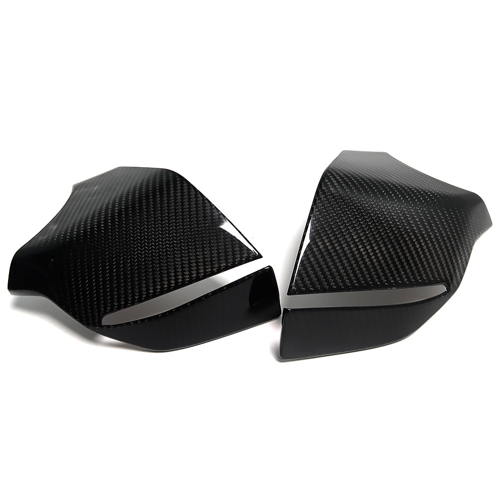 For Chevrolet Corvette C8 Stingray Z51 Z06 Sports 2020-2024 Side Rear View Mirror Cover Lower Piece Trim Carbon Fiber Car Accessories