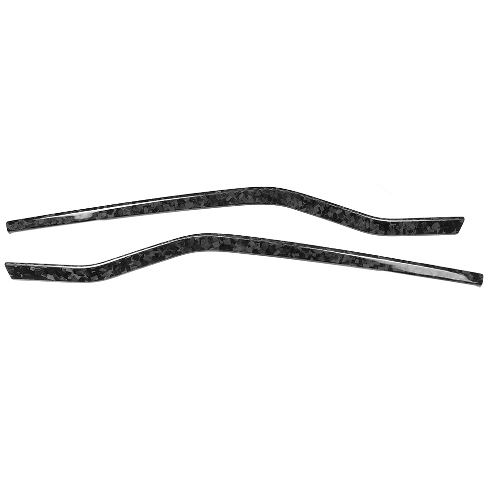 Car Inner Door Armrest Lower Trim Strips For Lotus Emira I4 V6 2022 2023 2024 2025, Dry Carbon Fiber Trim Accessories