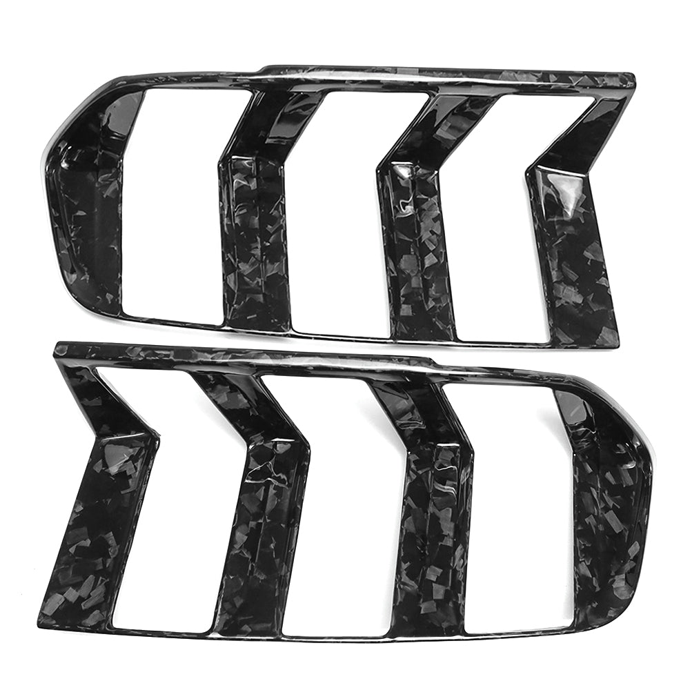 For Ford Mustang S650 Dark Horse GT Ecoboost 2024+ Tail Light Lamp Frame Cover Dry Carbon Fiber