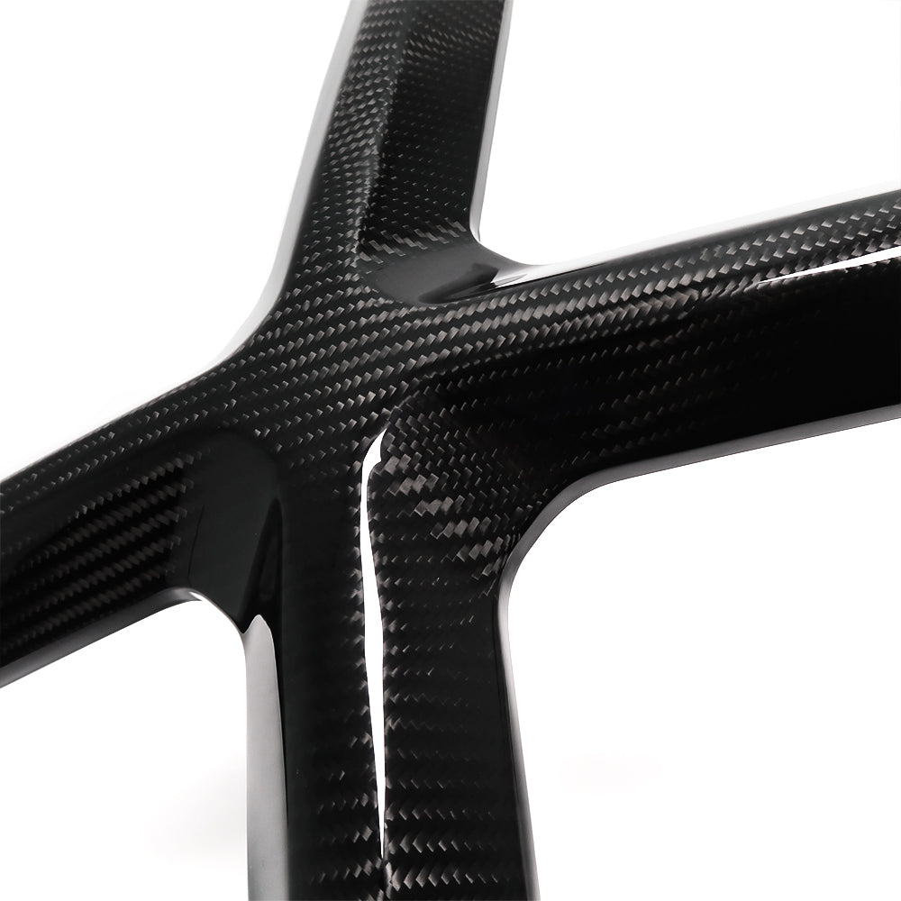Real Carbon Fiber Engine Strut Tower Brace Bar For Corvette C8 Stingray Coupe HTC Z51 E-Ray 2020-2025, Engine Hood X Brace