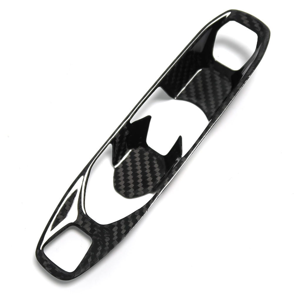 For Corvette C8 3LT Stingray Coupe Convertible Z06 Z51 Performance 2020+ Center Console Frame Transmission Control PRND Frame Button Cover Dry Carbon Fiber