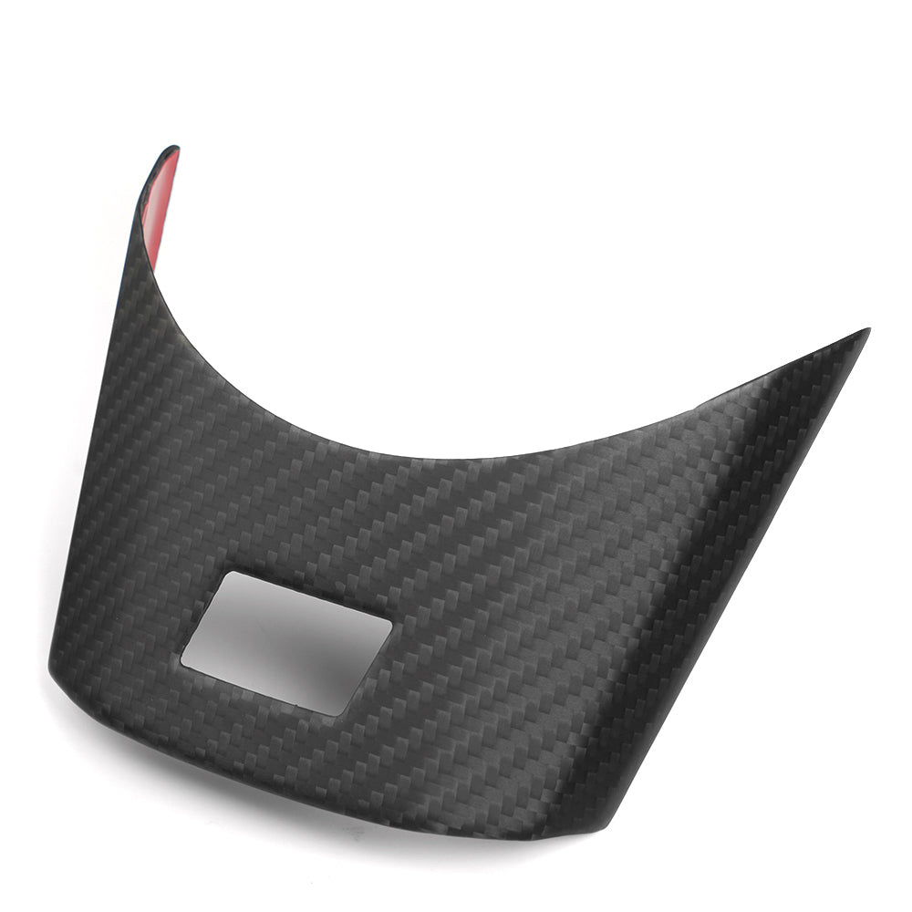 Real Dry Carbon Fiber Steering Wheel Lower Cover Trim for Toyota GR Corolla GR Yaris 2023 2024 2025 2026