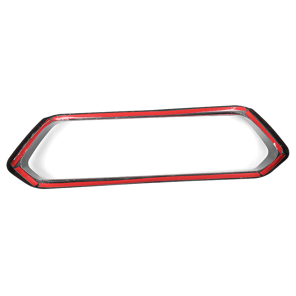 Dry Carbon Fiber Tail Throat Frame Trim For Corvette C8 ZR1 Z06 Z07 LT6 2023 2024 2025, Rear Bumper Exhaust Pipe Cover