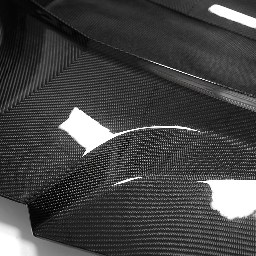 ZR1 Style Dry Carbon Fiber Front Engine Hood Cover For Corvette C8 Stingray Z06 ZR1 2020-2025, Replacement