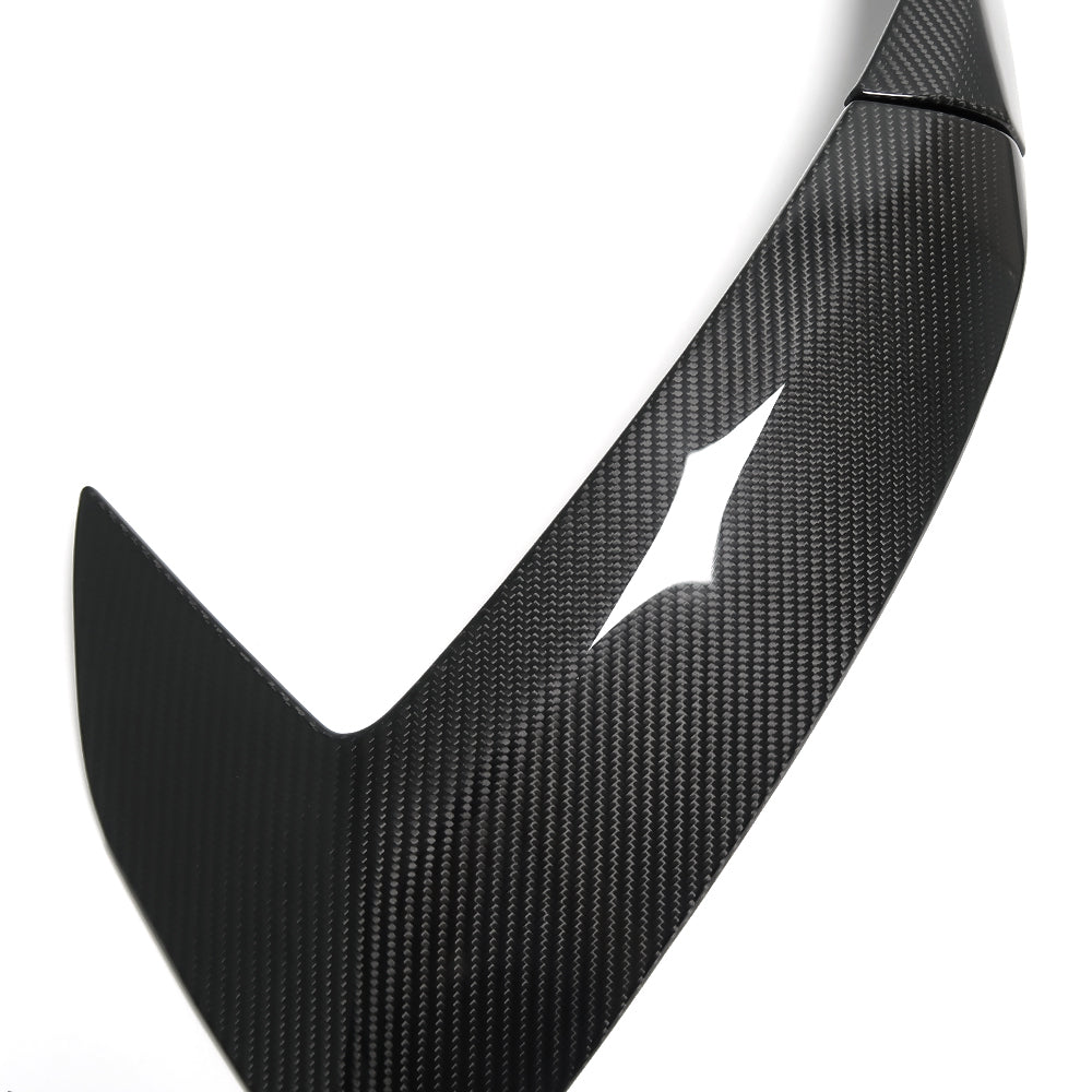 For Chevrolet Corvette C8 Stingray Sports Z06 Z51 2020-2024 Exterior Body Side Air Outlet Frame Cover Dry Carbon Fiber Car Trim