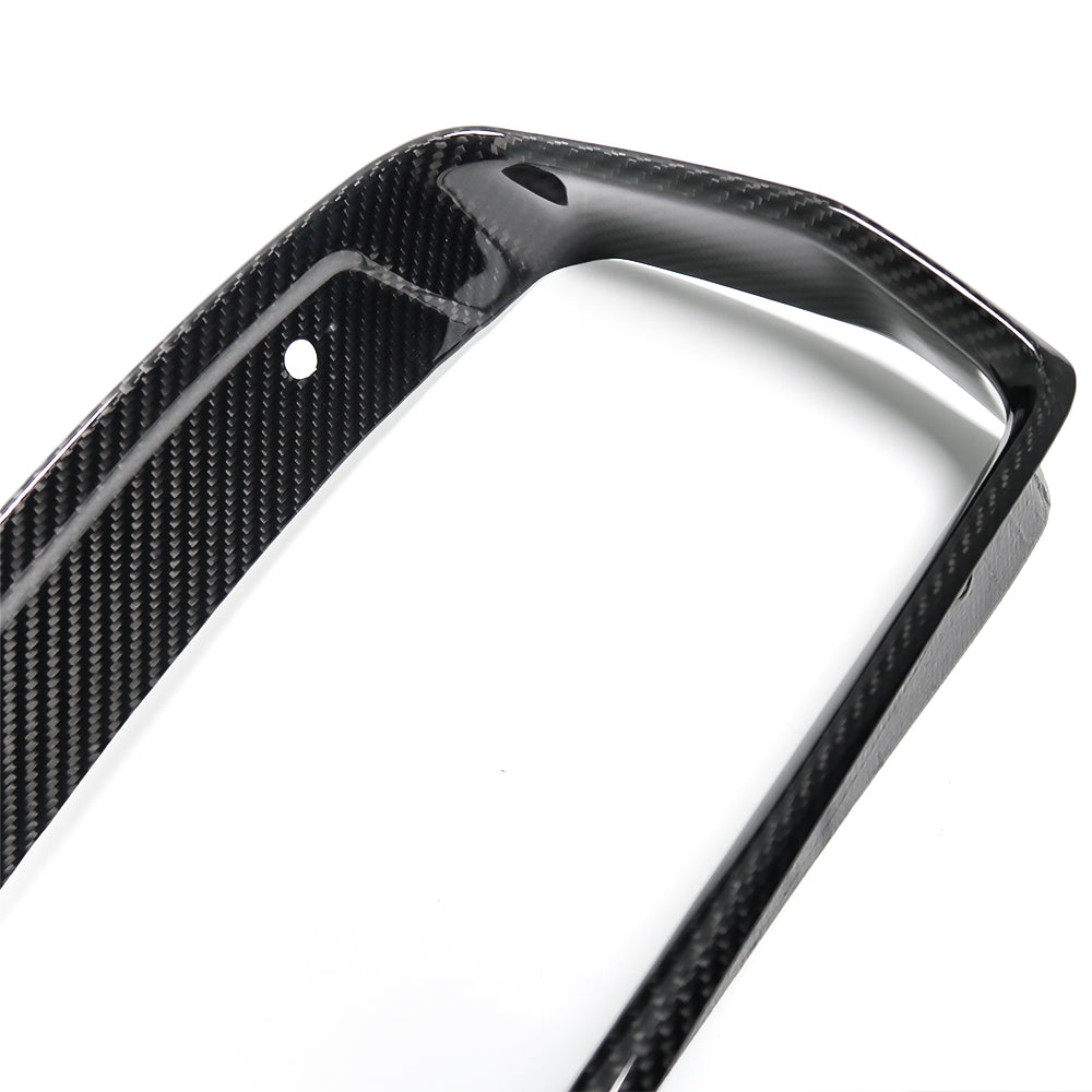 For Chevrolet Corvette C8 Stingray Z06 Z51 2020-2024 Replacement Rear Bumper Side Air Vent Cover Trim Exterior Dry Carbon Fiber