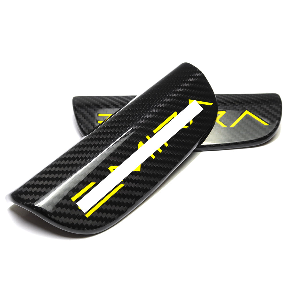 Genuine Carbon Fiber Seat Headrest Lower Trim Cover For Lotus Emira Sports Coupe V6 I4 2022 2023 2024 2025