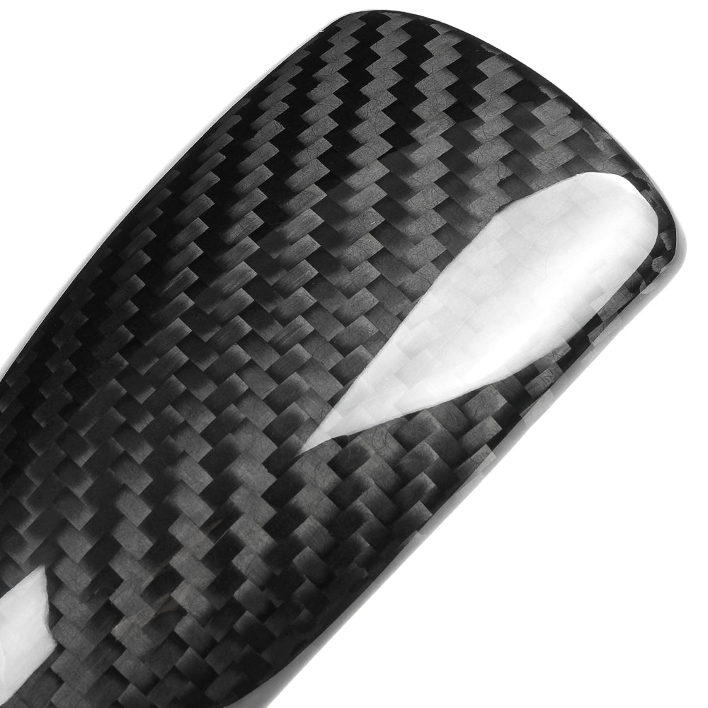 Real Carbon Fiber Gear Shift Knob Cover Trim For Genesis G70 Prestige IK Sport Advanced 2017 - 2025