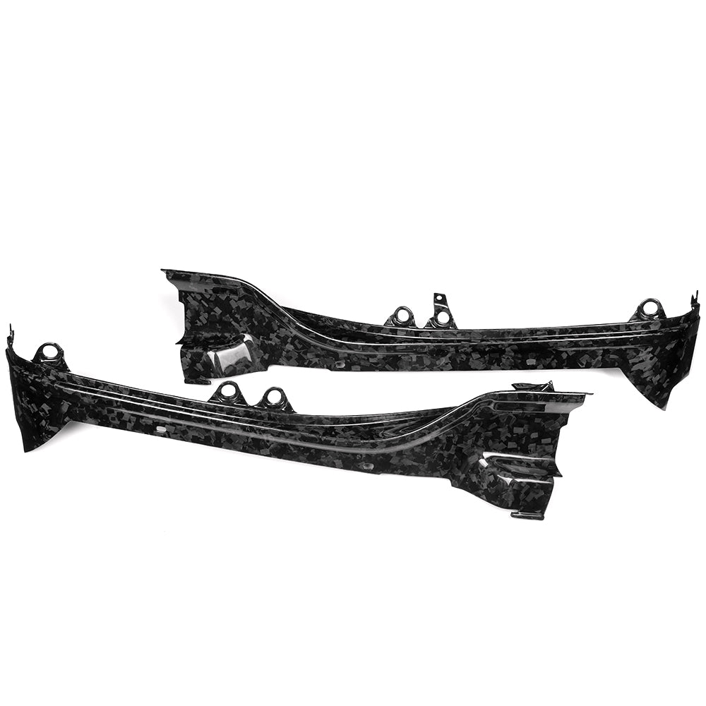 Dry Carbon Fiber Engine Bay Side Cover Trims For Lotus Emira V6 MT Sports 2022 2023 2024 2025