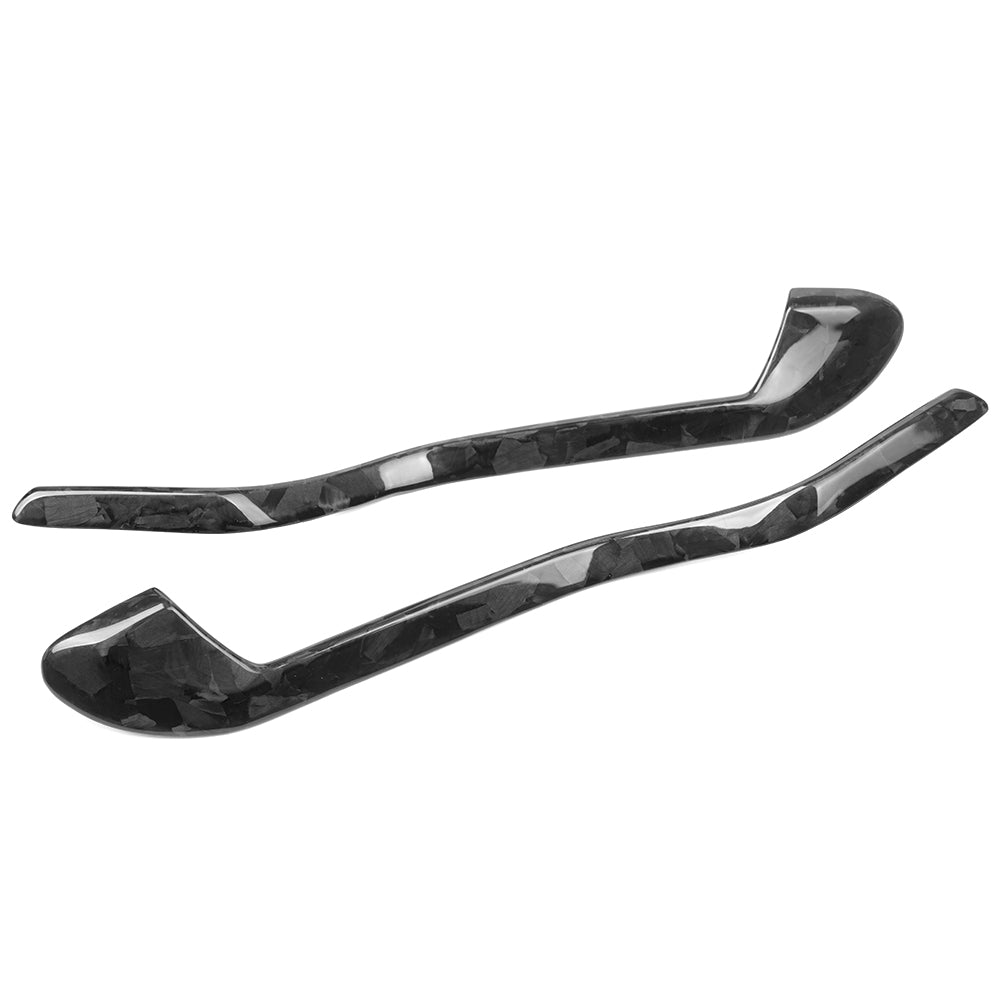 Real Carbon Fiber Inner Door Handle Lower Trim For Lotus Emira I4 V6 Sports 2022 2023 2024 2025