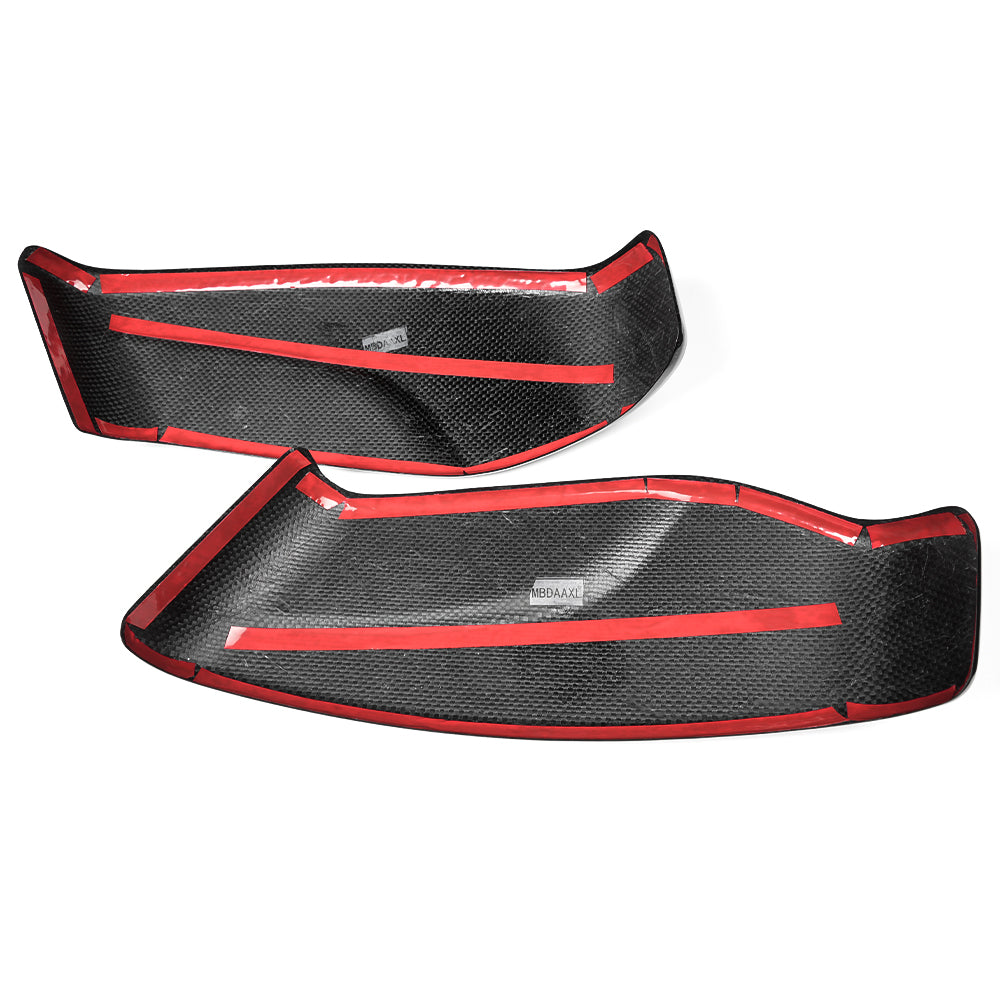 Dry Carbon Fiber Seat Belt Side Cover Trim For Corvette C8 Z51 Z06 Stingray Coupe Convertible 2020 - 2025