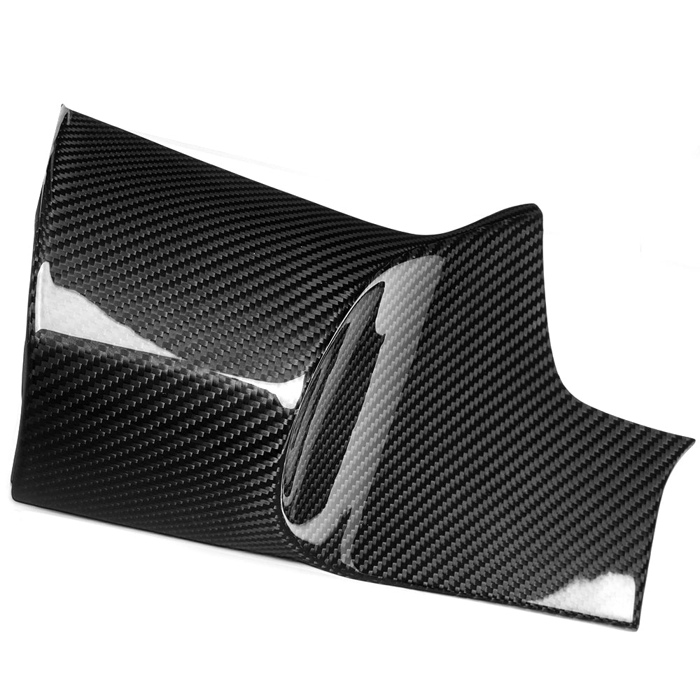 Dry Carbon Fiber Driver Side Air Vent Lower Part Trim For Toyota GR Corolla Hatchback GZEA14 2023 2024 2025, Left Lower Dashboard Side Panel Cover
