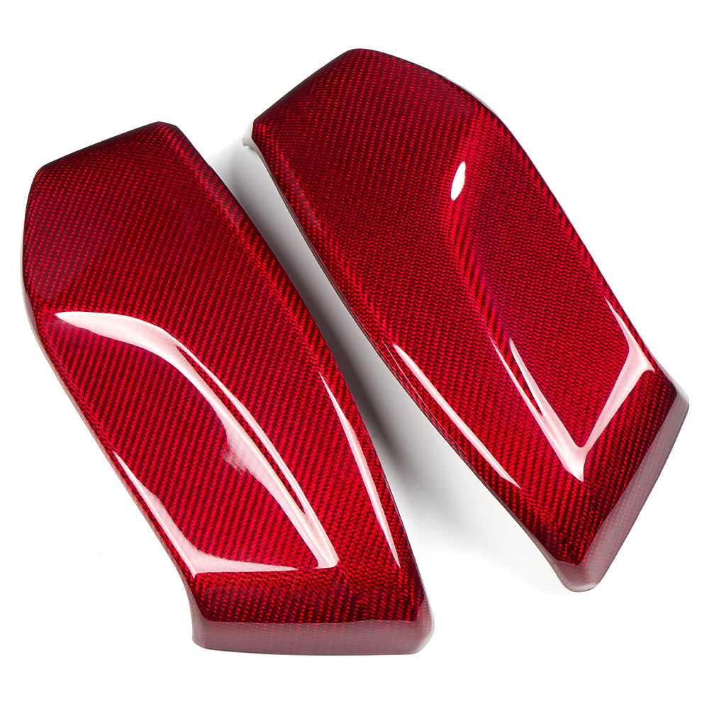 Dry Carbon Fiber Seat Belt Side Cover Trim For Corvette C8 Z51 Z06 Stingray Coupe Convertible 2020 - 2025