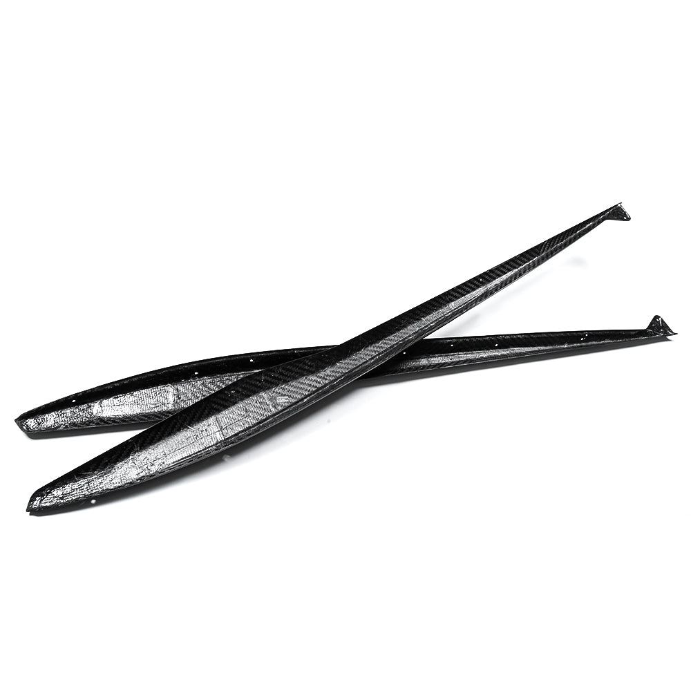 Dry Carbon Fiber Side Skirts For Chevrolet Corvette C8 Z06 2023 2024 2025, Car Rocker Panels, Replacement