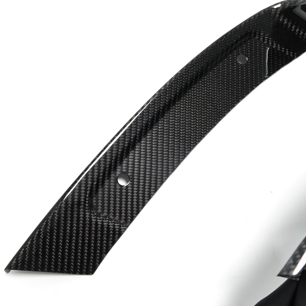 For Chevrolet Corvette C8 Stingray Z06 Z51 2020-2024 Replacement Rear Bumper Side Air Vent Cover Trim Exterior Dry Carbon Fiber