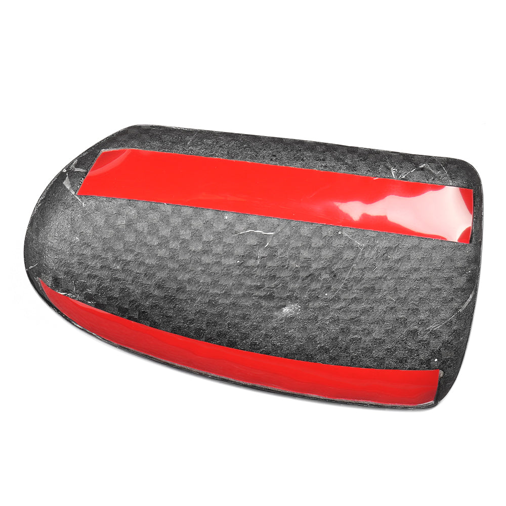 Real Carbon Fiber Gear Shift Knob Cover Trim For Genesis G70 Prestige IK Sport Advanced 2017 - 2025