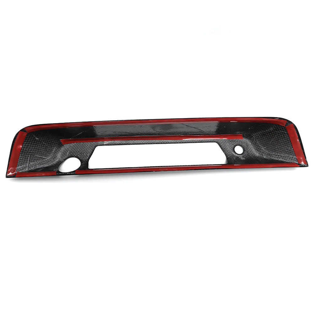 Real Carbon Fiber Roof Center Mount Brake Light Frame For Ram 1500 TRX 2021+