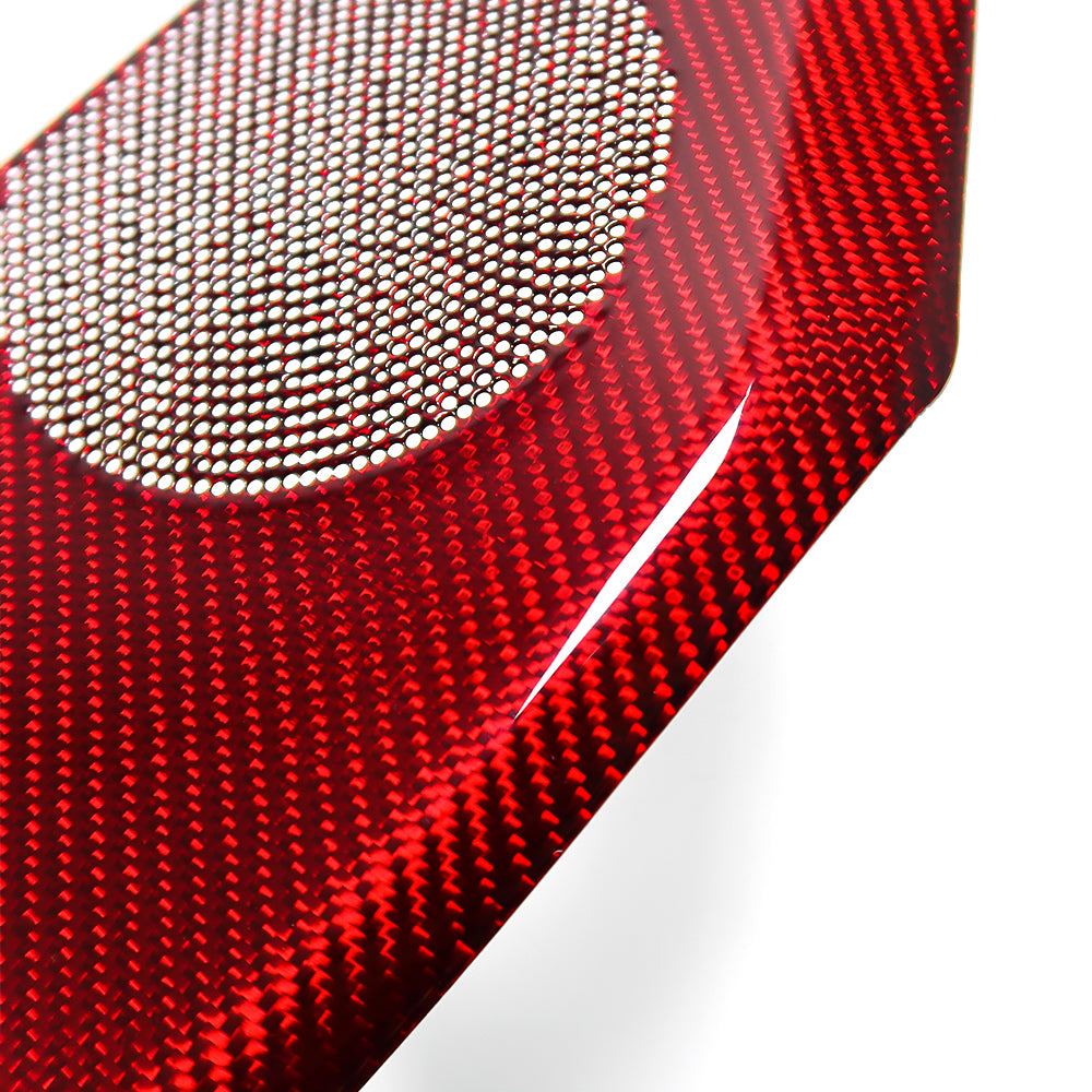For Corvette C8 3LT Stingray Coupe Convertible Z51 Z06 2020+ Door Sound Speaker Cover Door Speaker Panel Cover Real Carbon Fiber Car Accessories