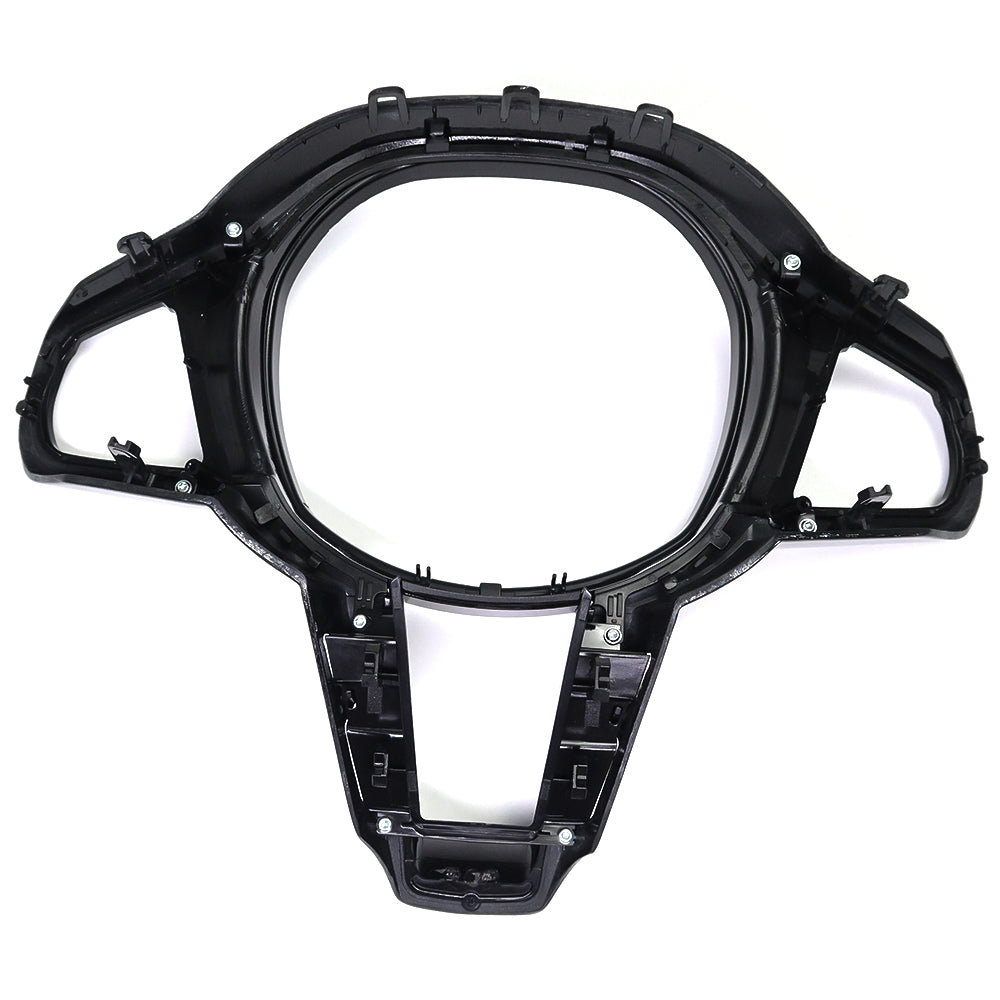 Dry Carbon Fiber Steering Wheel Cover Panel Trim For BMW 2 3 4 Series M3 M4 G20 G21 G22 G80 G81 2024 2025, Replaced Style