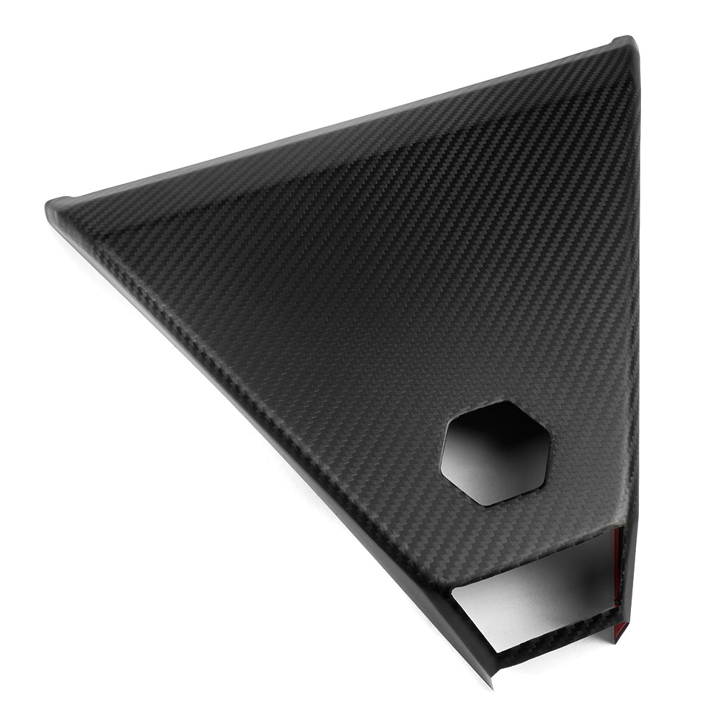 Dry Carbon Fiber Warning Light Cover Trim For Tesla Cybertruck 2024 2025, Interior Trim, Cabin Camera Cover Panel