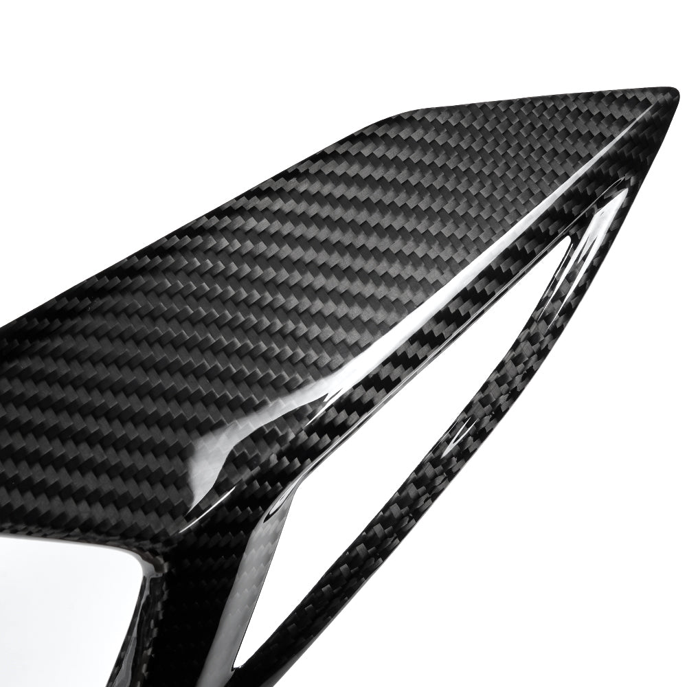 Dry Carbon Fiber Rear Light Lamp Trim For Corvette C8 Z06 Z51 ZR1 E-Ray 2020-2025, Tail Brake Light Cover