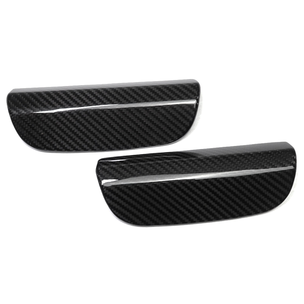 Genuine Carbon Fiber Seat Headrest Lower Trim Cover For Lotus Emira Sports Coupe V6 I4 2022 2023 2024 2025
