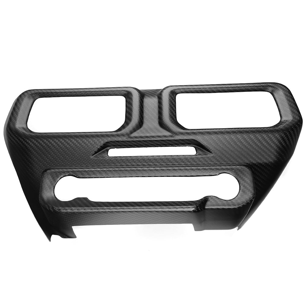For Mustang S650 GT Dark horse EcoBoost Center Console AC Vent Cover Real Carbon Fiber
