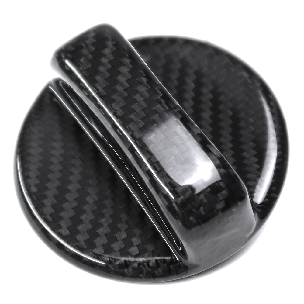 Real Carbon Fiber Fuel Tank Gas Filler Cover For Lexus IS300 350 500 F Sport 2021-2024
