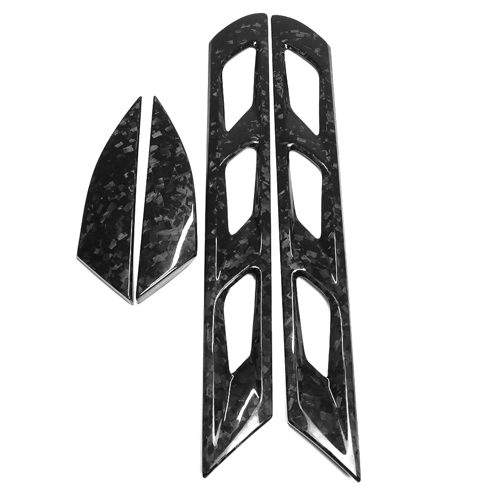 Dry Carbon Fiber Rear Window Roof Hood Vent Trims For Lotus Emira Coupe HTC V6 GT4 I4 Sports 2022 2023 2024 2025