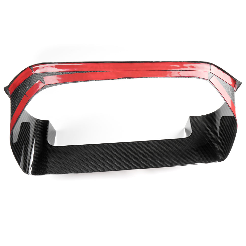 Dry Carbon Fiber Dashboard Cover Trim For Ford Bronco Raptor Outer Banks Badlands 2021-2025, Instrument Cluster Bezel