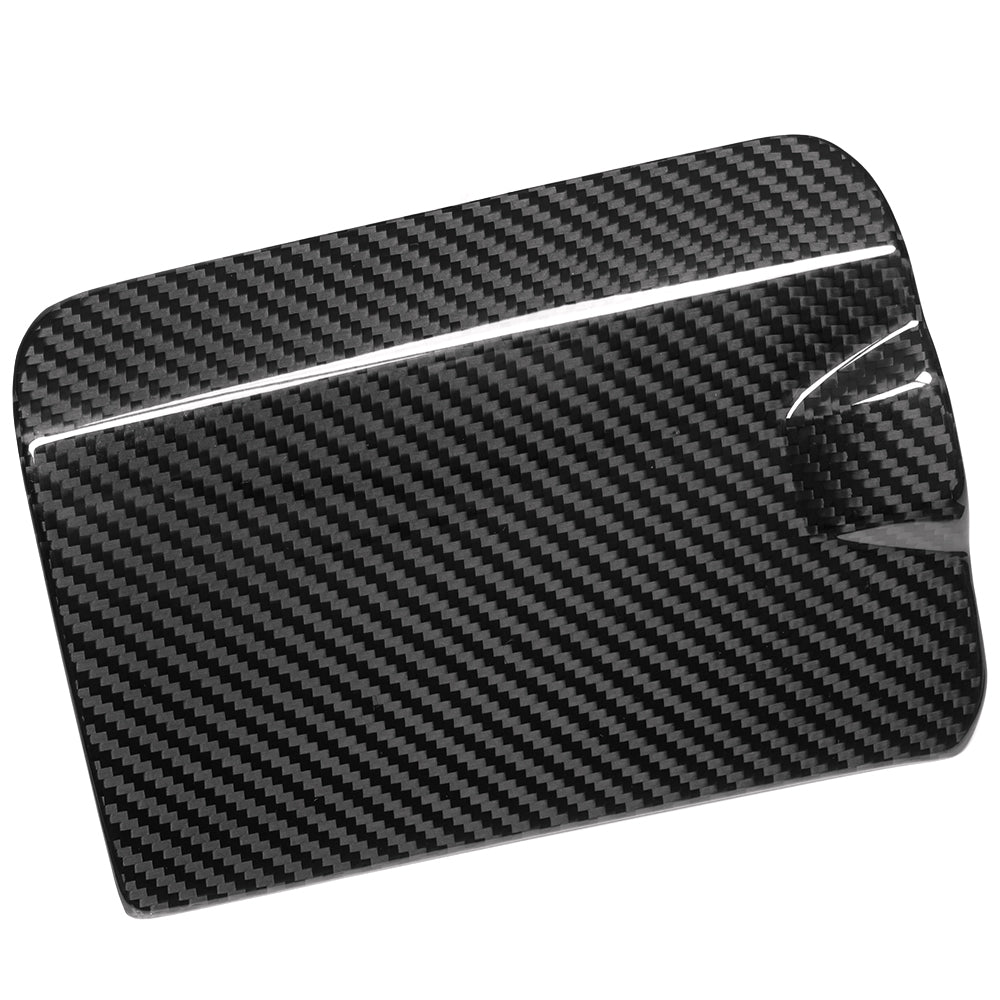 Genuine Carbon Fiber Fuel Tank Cover Trim Oil Gas Door Cap For Ford Bronco Raptor Wildtrak Outer Banks 2021 - 2025