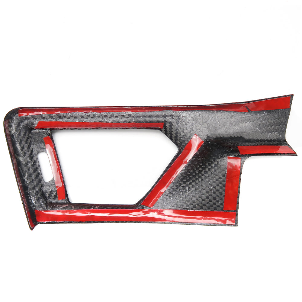 Dry Carbon Fiber Dashboard Side Air Vent Trim For BMW 3 Series G20 G21 G80 G81 M3 LCI 2023 2024 2025