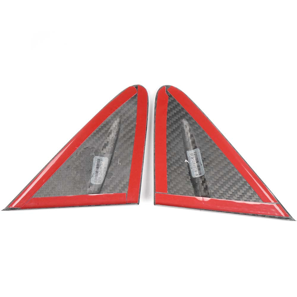 Dry Carbon Fiber A-Pillar Front Window Triangle Cover Trim For Toyota GR Corolla GZEA14 2023 2024 2025