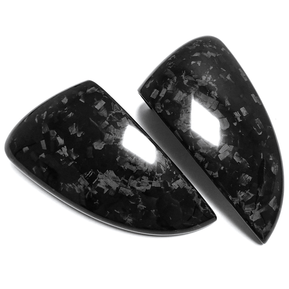 Real Dry Carbon Fiber Rearview Mirror Cover Trim For Lotus Emira V6 I4 GT4 Coupe HTC 2022 2023 2024 2025