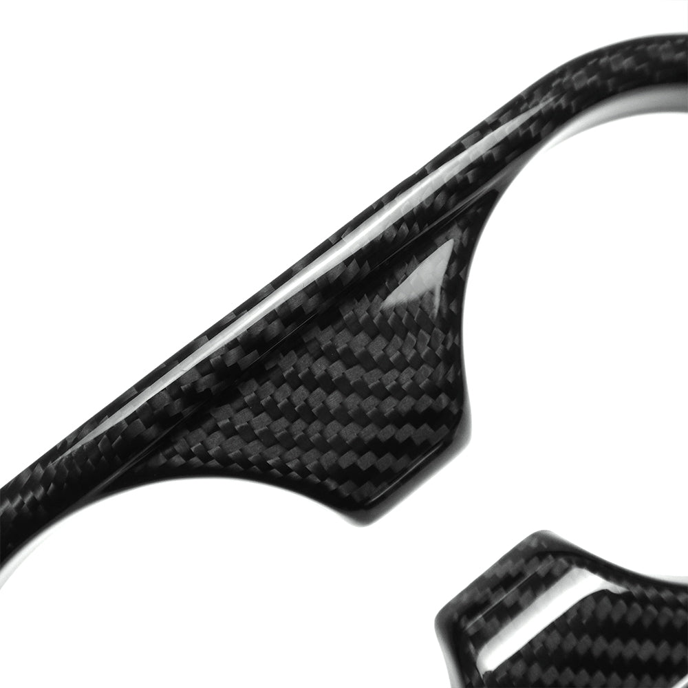 For Hyundai Ioniq 5 Ioniq 5N 2022+ Rear Seat Water Cup Panel Cover Trim Dry Carbon Fiber Interior Accessories