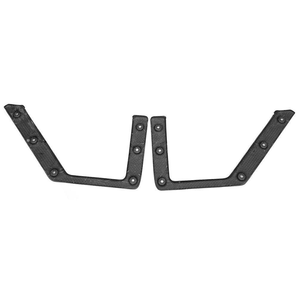 Genuine Carbon Fiber Front Door Storage Pocket Trim Frame For Ford Bronco Raptor Wildtrak Outer Banks 2021 2022 2023 2024 2025