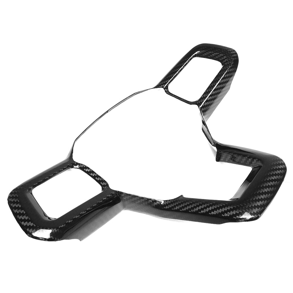For Mustang S650 GT Dark horse Ecoboost Steering Wheel Frame Cover Real Carbon Fiber