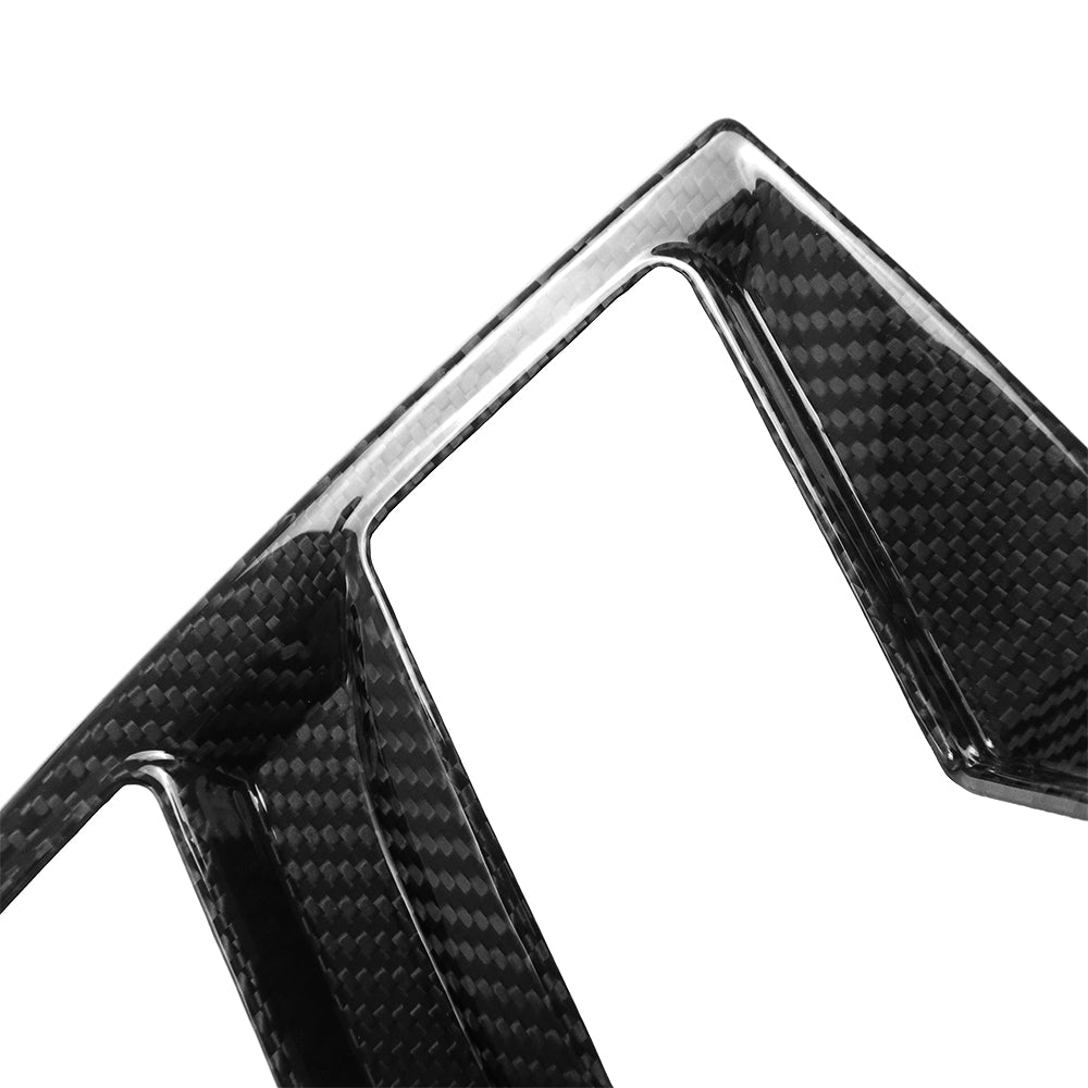 For Ford Mustang S650 Dark Horse GT Ecoboost 2024+ Tail Light Lamp Frame Cover Dry Carbon Fiber