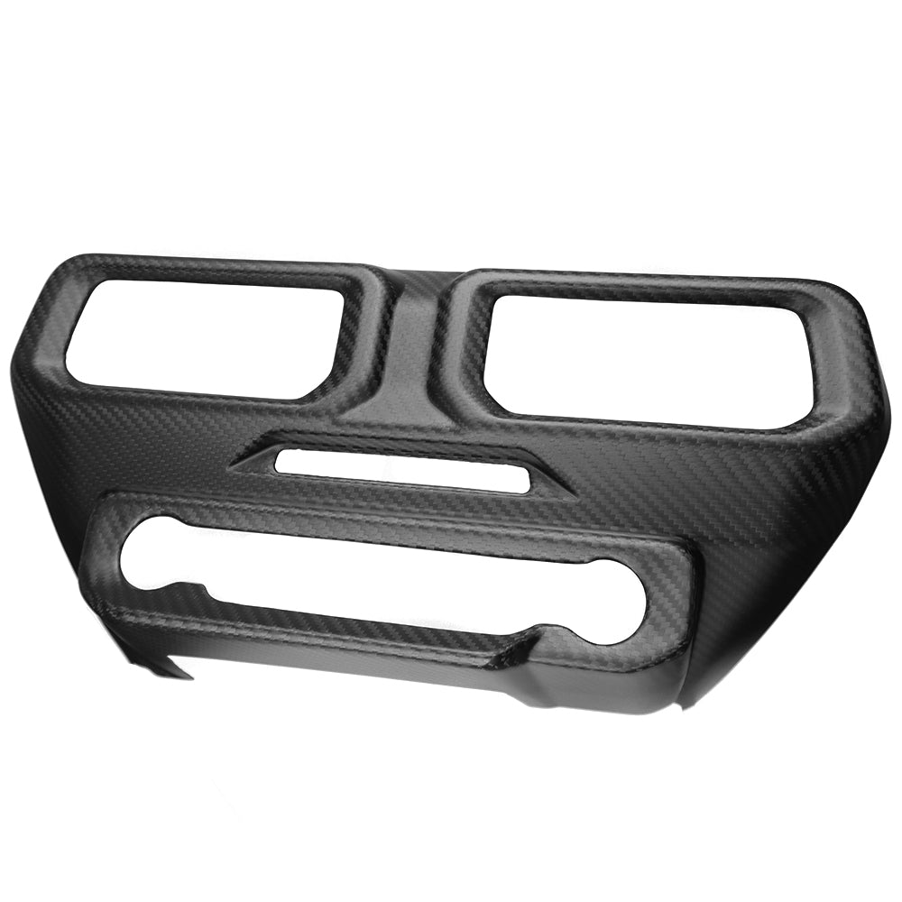 For Mustang S650 GT Dark horse EcoBoost Center Console AC Vent Cover Real Carbon Fiber