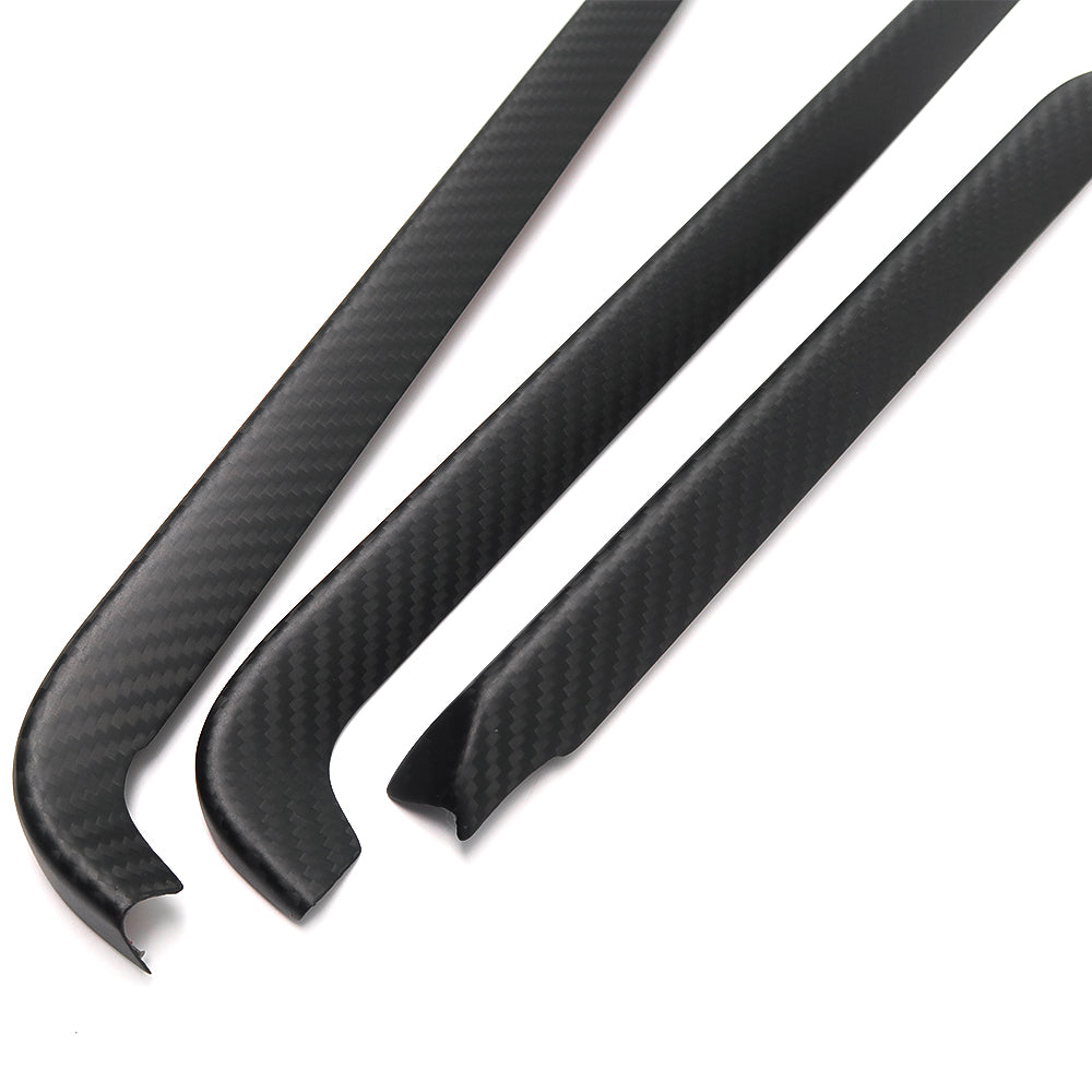 For Chevrolet Corvette C8 Stingray Convertible Coupe Z51 Z06 2020-2023 Red Air Condition Outlet Vent Strip Trim Real Carbon Fiber